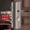 防盗门锁全套通用型加厚门把手入户门锁整套套装室内铁门房间门锁